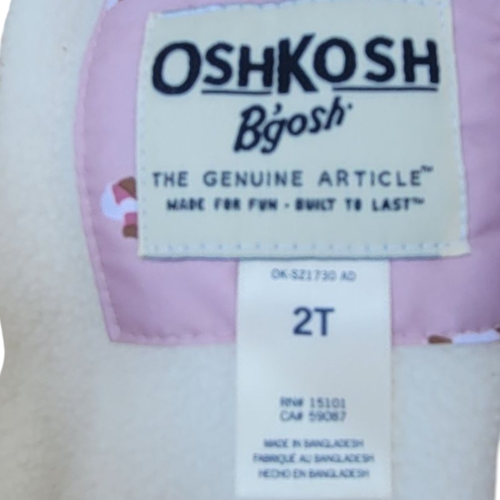 OshKosh B'gosh Pink Snowsuit Set - Picture 7 of 7
